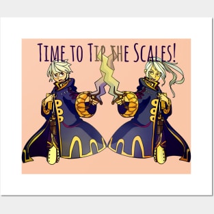 Time to Tip the Scales (Redrawn) Posters and Art